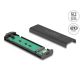Delock Külső USB Type-C  20 Gbps kombinált ház M.2 NVMe PCIe vagy SATA SSD eszközhöz - szerszám mentes