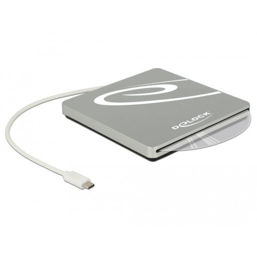 Delock Külso váz 9,5 / 12,7 mm magasságú, 5.25  Slot-in Slim SATA meghajtókhoz USB Type-C  apa csatl (42605)