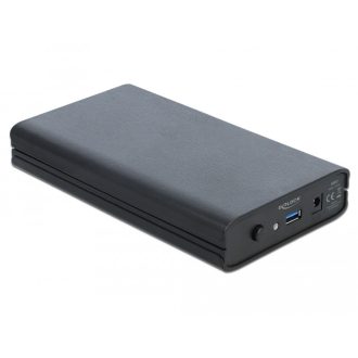  Delock Külso ház 3.5  SATA HDD számára SuperSpeed USB 3.1 Gen 1 csatlakozóval (42612)