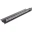 Delock 19"-s 24 portos Keystone patchpanel tehermentesítővel (43277)