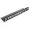 Delock 19" méretű, 24db lépcsőzetes elrendezésű porttal rendelkező Keystone patchpanel tehermentesít (43278)