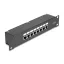 Delock 10  Kapcsolókészülékes patch panel 8 porttal Cat.6 (43304)