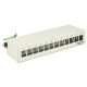 Delock Keystone asztali patch panel 12 portos szürke (43335)