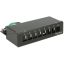 Delock Keystone asztali patch panel 8 portos fekete (43338)