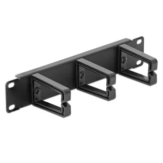 Delock 10" kábelkezelő panel fekete (43342)