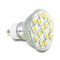 Delock GU10 LED világítás 15x SMD 3.5W, meleg fehér (46188)