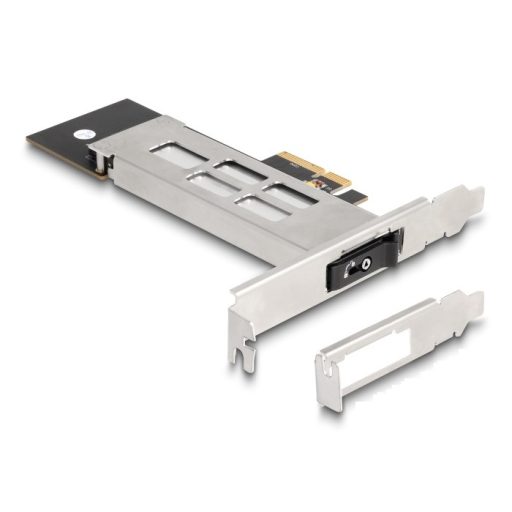 Delock PCI expressz kártya mobil-rack 1 x M.2 NMVe SSD-hez - alacsony profilú formatényező (47028)