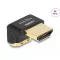 Delock HDMI adapter apa - anya 90 fok lefelé néző csatlakozódugóval 8K 60 Hz fém (60016)