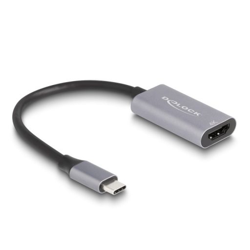 Delock Adapter USB Type-C  apa - HDMI anya (DP Alt Mód) 4K 60 Hz HDR és HDCP kiegészítéssel (60020)