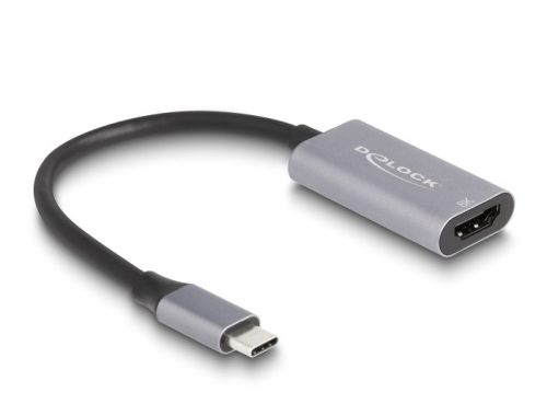 Delock USB Type-C  adapter HDMI (DP Alt Mode) 8K-hez HDR funkcióval alumínium