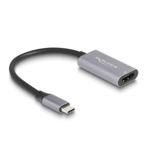 Delock USB Type-C  adapter HDMI (DP Alt Mode) 8K-hez HDR funkcióval alumínium (60021)