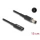 Delock Laptop töltőkábel adapterkábel USB Type-C anya - HP 7,4 x 5,0 mm apa 15 cm (60032)