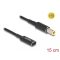 Delock Laptop töltőkábel adapterkábel USB Type-C anya - IBM 7,9 x 5,5 mm apa 15 cm (60041)