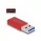 Delock USB 10 Gbps adapter A-típusú USB apa - USB Type-C  aktív anya piros (60044)