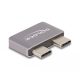 Delock USB Type-C  adapter USB 40 Gbps 2 x apa   2 x anya port védővel fém