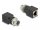Delock M12 Adapter D-kódolt 4 tűs anya - RJ45 anya egyenes (60060)