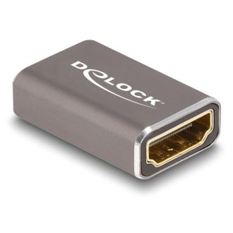   Delock HDMI adapter anya - anya 8K 60 Hz szürke fém (60078)