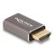Delock HDMI adapter apa - anya 8K 60 Hz szürke fém (60081)
