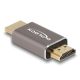 Delock HDMI adapter apa - apa 8K 60 Hz szürke fém (60086)