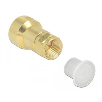 Delock Porvédő az F dugó, 10 darab áttetsző (60164)