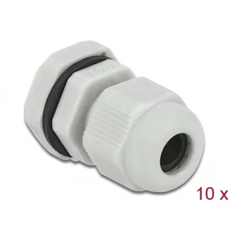 Delock PG7 tömszelence 10 db. szürke (60193)