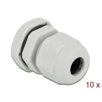 Delock PG9 tömszelence 10 db. szürke (60195)