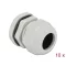 Delock PG25 tömszelence 10 db. szürke (60225)