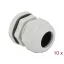 Delock PG25 tömszelence 10 db. szürke (60225)