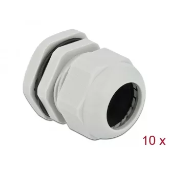 Delock PG29 tömszelence 10 db. szürke (60227)