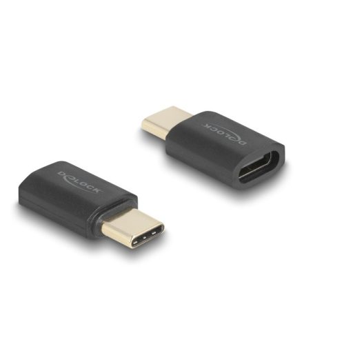 Delock USB Adapter 40 Gbps USB Type-C  PD 3.1 240 W csatlakozódugóval - csatlakozóhüvellyel, portkímélővel 8K 60 Hz (60237)