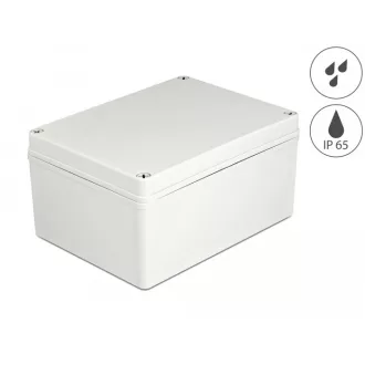   Delock Installációs ház IP65 vízhatlan 200 x 150 x 100 mm szürke (60445)