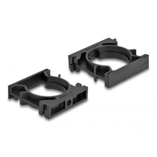Delock Kábel borító tartó záróklippel 34,5 mm 4 db. fekete (60488)
