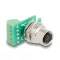 Delock M12 transzfer modul adapter 4 tűs A-kódú anya - 5 tűs sorkapocs installáláshoz (60662)