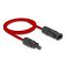 Delock DL4 napelemes lapos kábel apa - anya 1 m piros (60676)