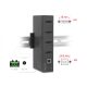 Delock Ipari Hub 4 x USB 2.0 A-típusú 15 kV ESD védelemmel és DIN sín beépítéssel