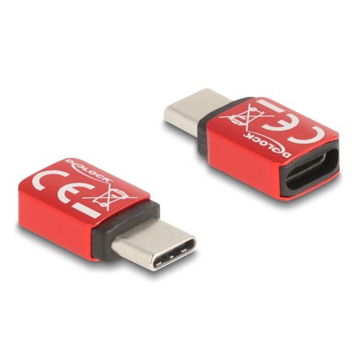 Delock USB adatblokkoló USB Type-C  csatlakozó - USB Type-C  aljzat 240 W (60689)