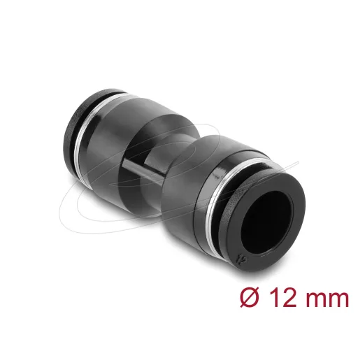 Delock Pneumatikus csatlakozó 12 mm, egyenes kialakítás (60742)