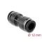 Delock Pneumatikus csatlakozó 12 mm, egyenes kialakítás (60742)