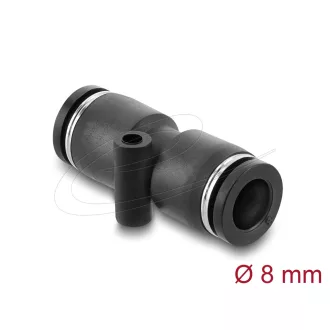   Delock Pneumatikus csatlakozó 8 mm, rögzítőfurattal, egyenes kialakítás (60743)