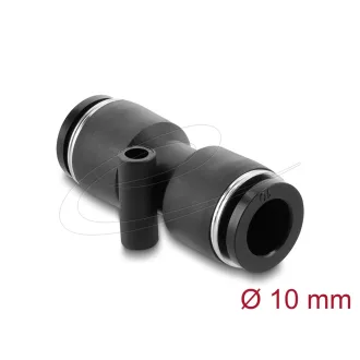  Delock Pneumatikus csatlakozó 10 mm, rögzítőfurattal, egyenes kialakítás (60744)