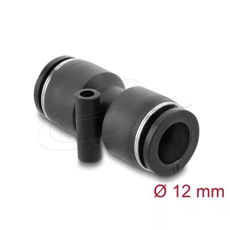   Delock Pneumatikus csatlakozó 12 mm, rögzítőfurattal, egyenes kialakítás (60745)