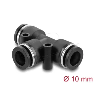   Delock Pneumatikus csatlakozó 10 mm, két rögzítőfurattal, T-alakú (60750)