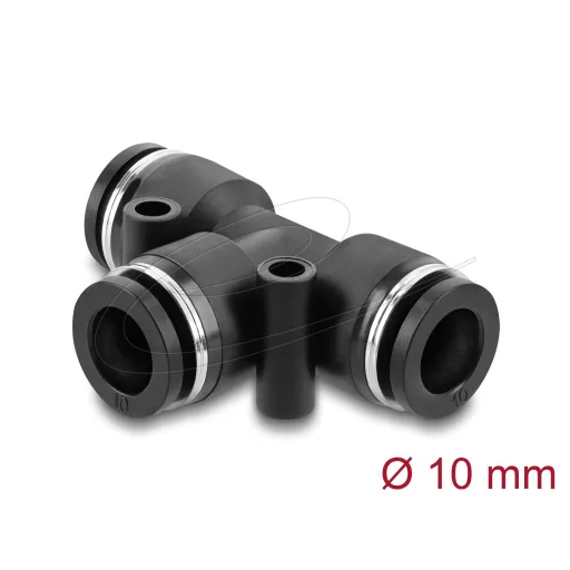 Delock Pneumatikus csatlakozó 10 mm, két rögzítőfurattal, T-alakú (60750)