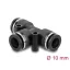 Delock Pneumatikus csatlakozó 10 mm, két rögzítőfurattal, T-alakú (60750)