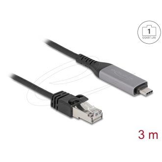   Delock USB LAN kábel USB Type-C    RJ45 Gigabites Ethernet, 3 m (60761)
