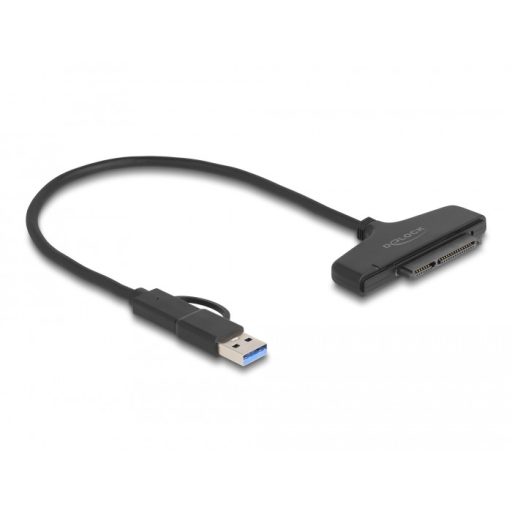 Delock USB - SATA 6 Gb/s átalakító USB Type-C  vagy A-típusú USB konnektorral (61042)