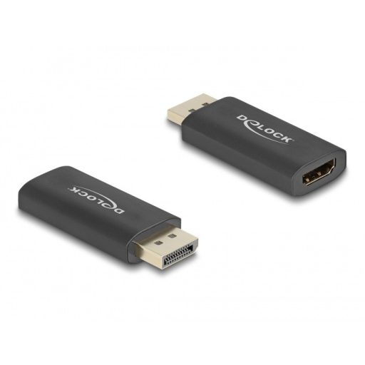 Delock Aktív DisplayPort 1.4 - HDMI adapter 8K HDR funkcióval (61055)