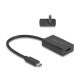 Delock Adapter HDMI anya - USB Type-C  apa (DP Alt Mode) 4K, PD 100 W-tal