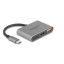 Delock USB Type-C  adapter 4K 30 Hz   s HDMI-hez A- és USB Type-C  PD 2.0 90 W porttal (61071)