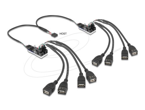 Delock 8 portos USB 2.0 Hub